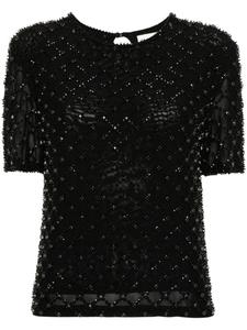 P.A.R.O.S.H. футболка с бисером, черный