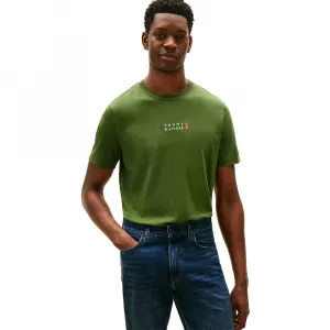 Футболка с коротким рукавом Tommy Hilfiger Brand Love Small Center, зеленый