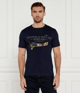 Футболка Aeronautica Militare M.C. Regular Fit, темно-синий