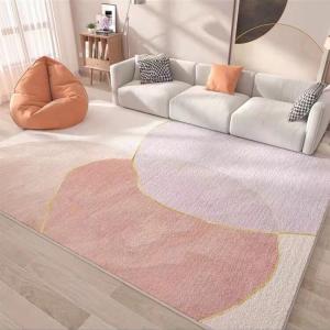 Saint Valentine Ковер 120х160 см из искусственной шерсти в стиле ваби-саби для гостиной, светлый люкс