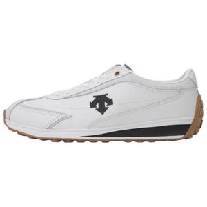 DESCENTE Нескользящие износостойкие низкие повседневные туфли унисекс белого цвета