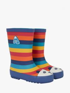 Детские резиновые сапоги Puddle Buster Frugi, Rainbow/Panda