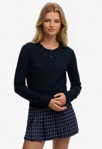 Superdry & Co Вязаный кардиган в морском синем