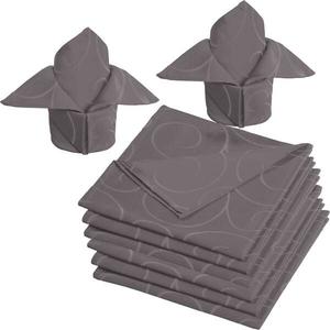 Салфетки в упаковке, 8 шт. 162394 Erwin Müller, серый