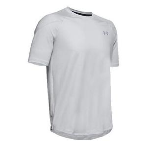 Футболка men's recover pattern training short sleeve light grey Under Armour, серый