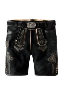 Традиционные кожаные брюки Bertl Stockerpoint, черный