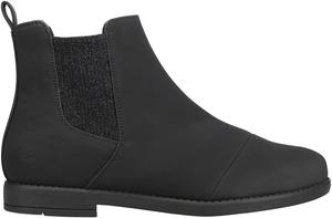 Унисекс детские ботинки TOMS Charlie с металлическим эффектом, с круглым носком, на шнуровке, Black Pu Nubuck