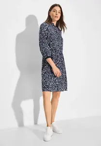 Летнее платье Cecil с планкой на пуговицах, синий