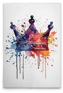 Картина на холсте A.S. Création Colourful Crown, красочный