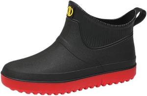 Водонепроницаемые короткие ботинки на шнуровке для женщин - противоскользящая резиновая подошва, идеально подходят для активного отдыха на природе Azttoztto, Red 1