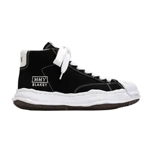Кроссовки Maison Mihara Yasuhiro Blakey OG Sole Canvas High 'Black White', черный