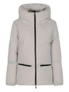 Пуховик с логотипом Herno, нейтральный