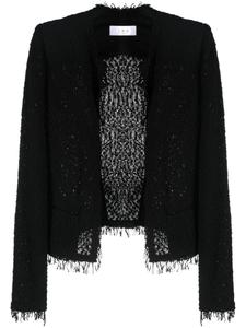 IRO жакет Shavani с бахромой, черный