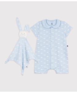 Комбинезон с китовым принтом и комплект Doudou (в упаковке)