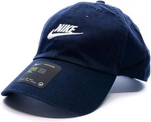 Мужская кепка Nike Tech Swoosh 518015-010, Navy Blue And White