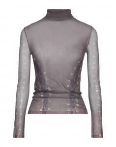 Топ Acne Studios, темно-коричневый