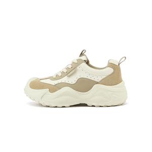 Женские кроссовки с нескользящей подошвой и массивным верхом UBZ, Light Mocha