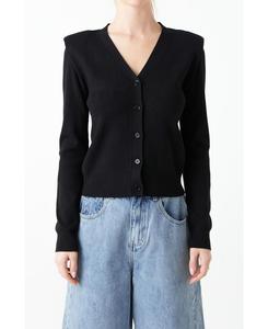 Женский кардиган с V-образным вырезом Grey Lab, Black