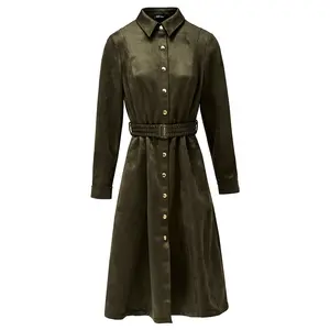 Платье Salsa Jeans 21010438 Regular Fit midi, зеленый