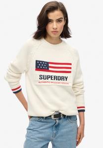 Джемпер Superdry & Co AMERICANA CREW, Ecru/Off-White