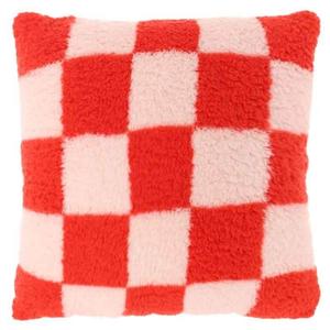 Декоративная подушка Unique Living Check, розовый