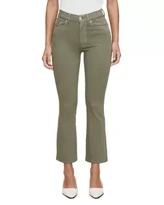 Ботинки Bridget с высокой посадкой, джинсы Instasculpt до щиколотки, цвет папоротник. Dl1961, зеленый