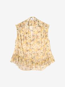 Блузка Le Temps Des Cerises Leana, цвет Yellow/Pastel yellow