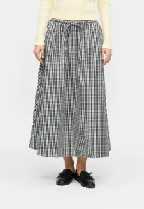 Длинная юбка Gap, Black Gingham