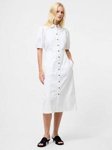 Шифоновая рубашка-платье French Connection, Ecru