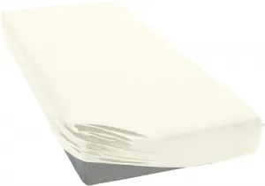 Простыня Janine "ЭЛАСТИК 5002", для матрасов высотой до 35 см, 95% хлопок, высокое качество, прочная 140-160х200-220 см, 1 шт., цвет natur