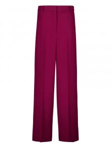 Шерстяные брюки с высокой талией Stella McCartney, фиолетовый