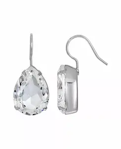 Женские серьги-капли из хрустальной проволоки 2028, gray
