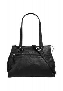 Сумка через плечо, натуральная кожа BETTY BARCLAY, черный