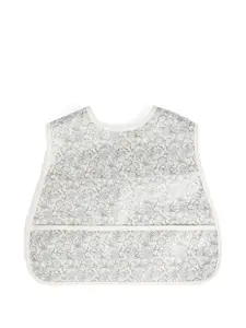 Нагрудник с цветочным принтом Bonpoint, синий