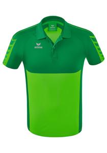 Поло erima Six Wings, цвет green/smaragd
