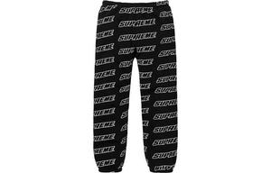 SS18 Трикотажные спортивные штаны унисекс Supreme, красный