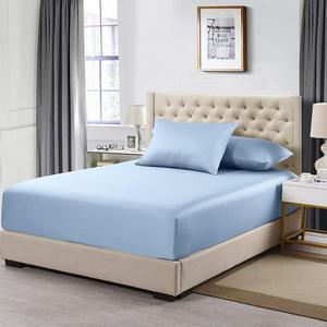 Роскошный комплект простыни и наволочек 608 - сделано в Египте Egyptian Linens, синий