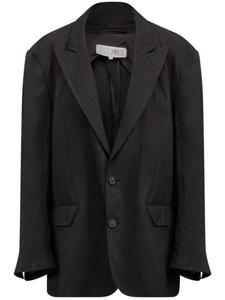 Пиджак с декоративной строчкой MM6 Maison Margiela, черный