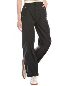 FRAME Джинсы Utility потертые черные бочкообразные FRAME Denim