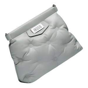 Сумка-мессенджер Glam Slam из натуральной кожи наппа, женская модель Trumpets цвета фенхеля и вина Maison Margiela, basic set (bag+dust bag)