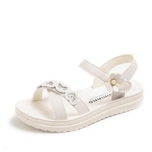 Детские сандалии с низким верхом, амортизирующие, износостойкие, дышащие NEZHACHAOHAI, белый