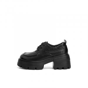 Повседневные женские туфли на каблуке Daphne, черный fleece-lined