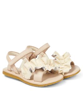 Элегантные кожаные сандалии Donsje, Ivory Leather