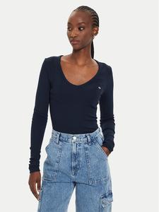 Блузка slim fit Essential DW0DW17990 Tommy Jeans, синий
