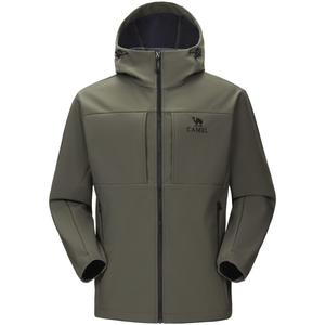 Мужская утепленная худи Softshell CAMEL, explore зеленый