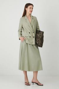 Льняная юбка Medicine, зеленый