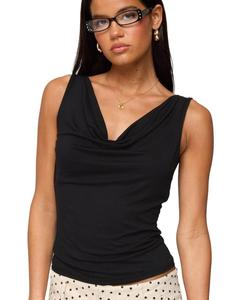 Женская блузка Fiorella с воротником-хомутом Edikted, Black