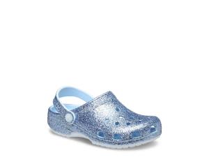 Сабо Crocs Classic Chunky Glitter Clog - Kids', Blue Frost