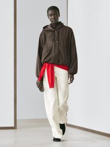 Стеганая куртка с высоким воротником Massimo Dutti, chocolate