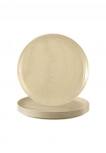 Набор столовых тарелок Terra ø 27,5 см 6 шт Terra Seltmann Weiden, бежевый